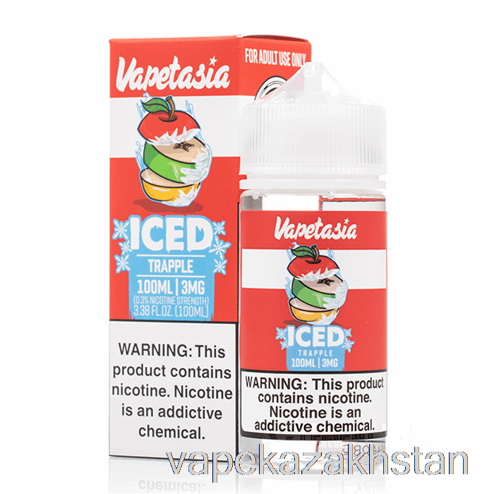 Vape Kazakhstan ICED Trapple - Vapetasia - 100mL 0mg